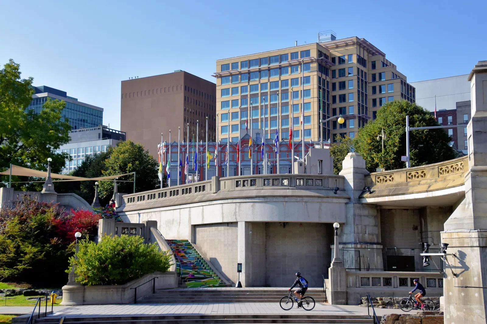How to negotiate your mortgage rate in Canada, shown by downtown Ottawa office towers by the Rideau Canal